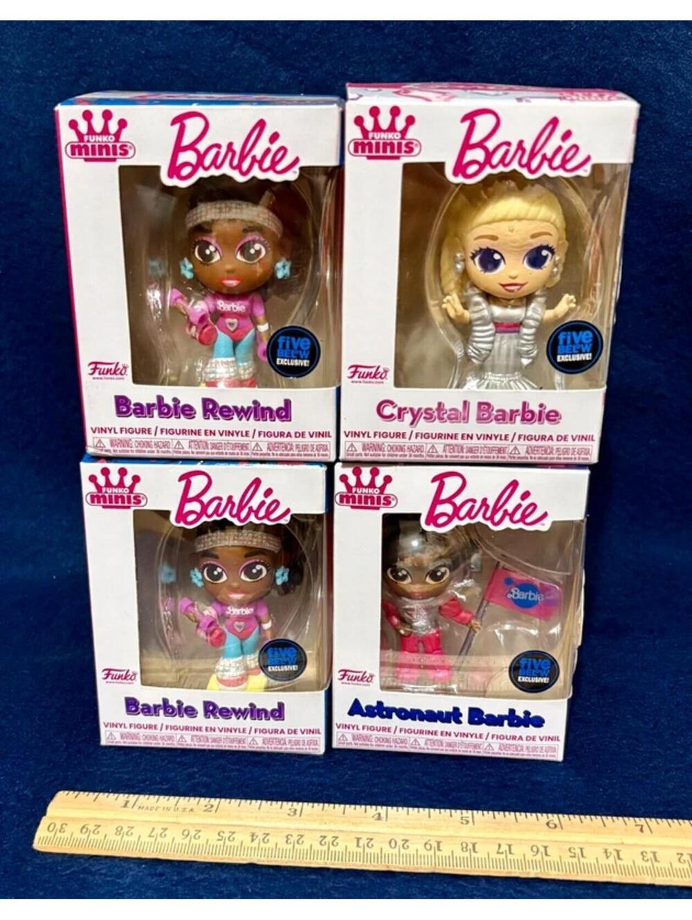 Funko Minis - Barbie - Set Of 4 Commons. NIB